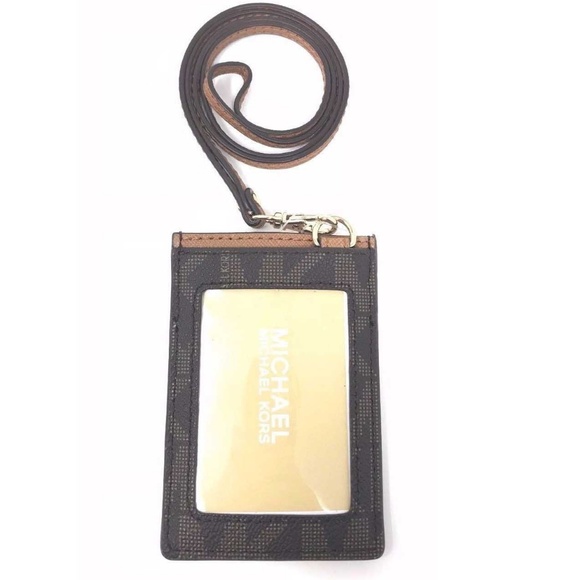 Michael Kors Jet Set Travel Brown ID Card Case - Picture 2 of 2